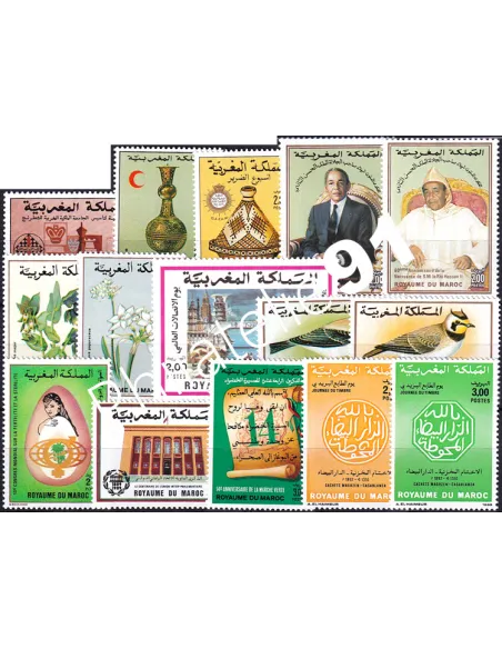 Maroc, Année complète neuve 1989, Collection timbres Colonies