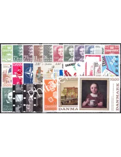 Danemark, Année complète neuve 1989, Collection timbres Europe