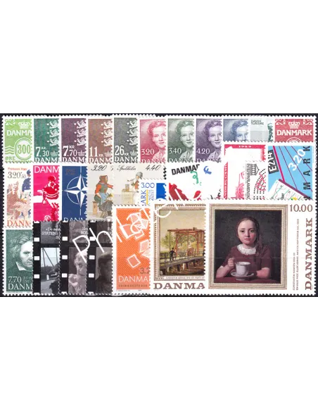 Danemark, Année complète neuve 1989, Collection timbres Europe