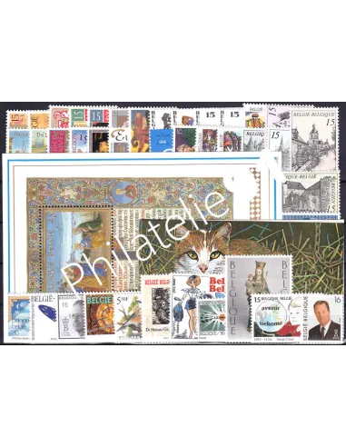 Belgique, Année complète neuve 1993, Collection timbres Europe