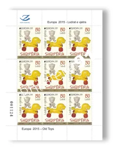 Albanie, n° 3156 en feuille, timbres Europa