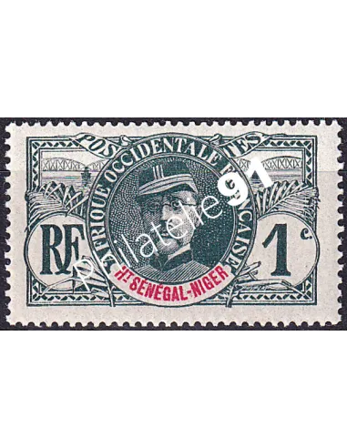 Ht-Sénégal et Niger, n° 1 charnière, collection timbres Colonies