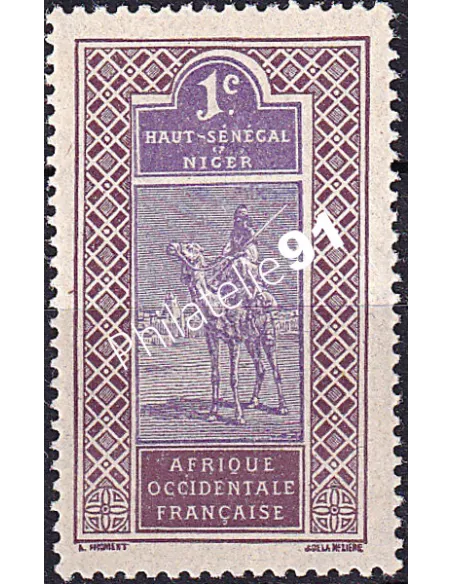 Ht-Sénégal et Niger, n° 18 charnière, collection timbres Colonies