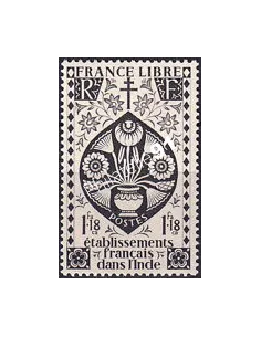 INDE, n° 225 neuf, Timbres des Colonies françaises