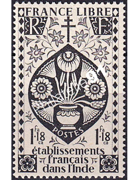 INDE, n° 225 neuf, Timbres des Colonies françaises