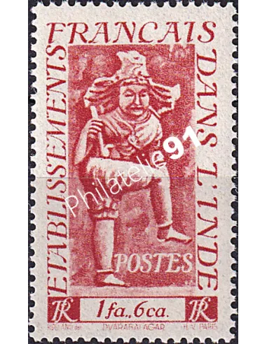 INDE, n° 245 charnière, Timbres des Colonies françaises