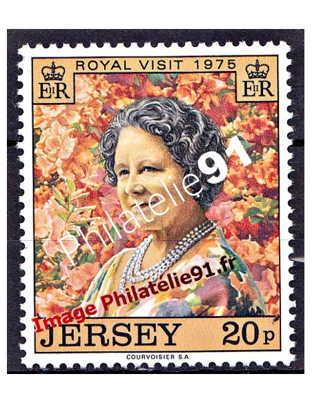 JERSEY - n°   112 - 3ème visite de  La reine-mère à Jersey