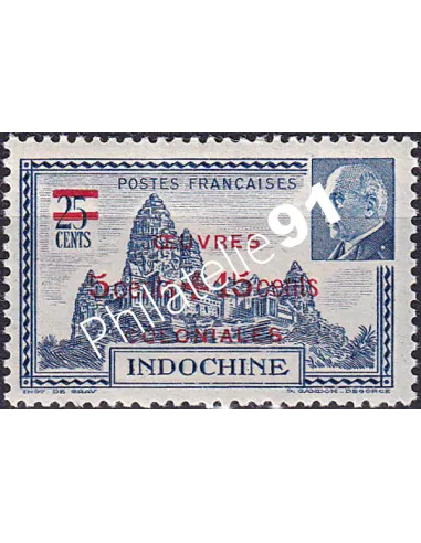 INDOCHINE, n° 294 neuf, Timbres des Colonies françaises