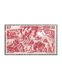 INDOCHINE, PA n° 42 neuf, Timbres des Colonies françaises