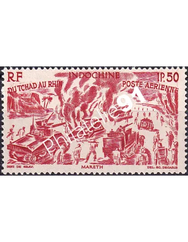 INDOCHINE, PA n° 42 neuf, Timbres des Colonies françaises