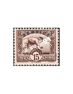 INDOCHINE, Timbre de Service n° 8 charnière, Timbres des Colonies