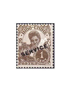 INDOCHINE, Timbre de Service n° 17 charnière, Timbres des Colonies