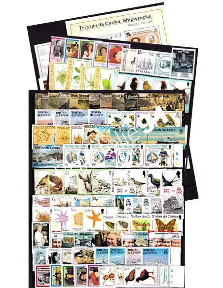 TRISTAN DA CUNHA , Lot de timbres neufs, collection Lot Tous Pays