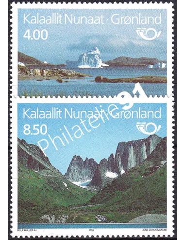 Groenland, n° 248 à 249, collection timbres Europe