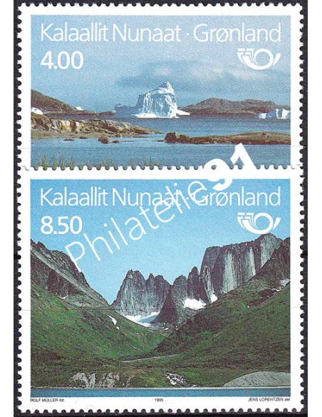 Groenland, n° 248 à 249, collection timbres Europe