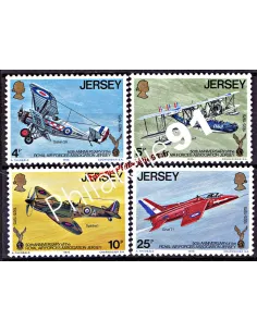 JERSEY - n°   121 à 124 - Assoc. des Forces aériennes royales