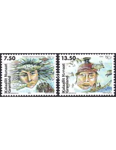 Groenland, n° 441 à 442, collection timbres Europe