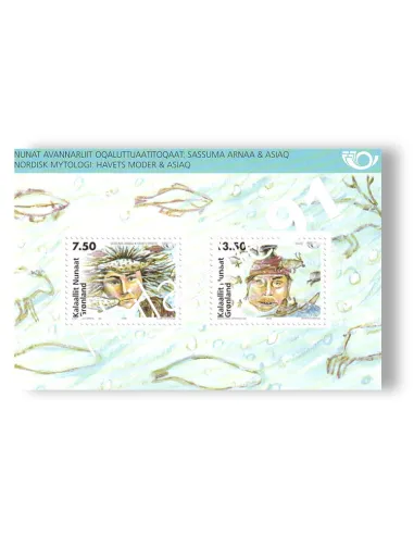 Groenland, Bloc-feuillet n° 33, Collection timbres d'Europe