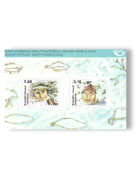 Groenland, Bloc-feuillet n° 33, Collection timbres d'Europe