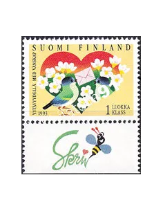 Finlande, n° 1164, issu de carnet, collection timbres Europe
