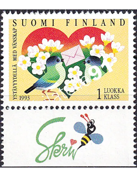 Finlande, n° 1164, issu de carnet, collection timbres Europe