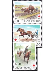 Finlande, n° 1211 à 1213, collection timbres Europe