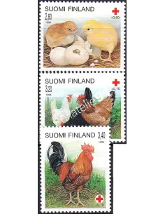 Finlande, n° 1300 à 1302, collection timbres Europe