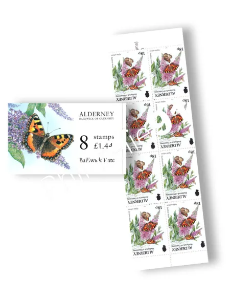 Alderney, Carnet n° 100a, collection timbres Europe