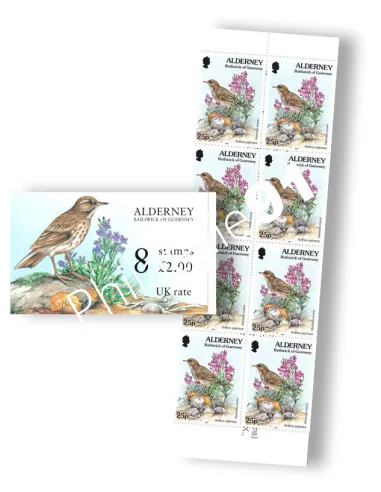 Alderney, Carnet n° 101a, collection timbres Europe