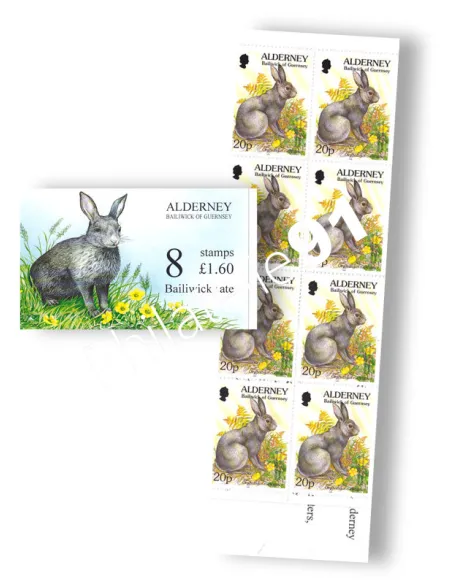 Alderney, Carnet n° 121, collection timbres Europe