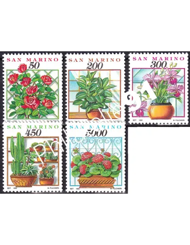 ST-MARIN, n° 1296 à 1300, collection timbres Europe