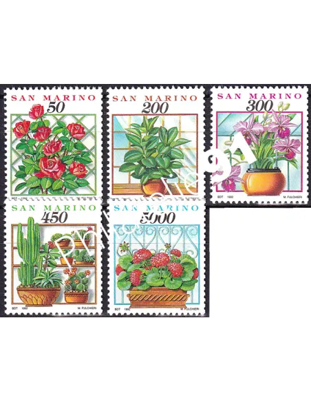 ST-MARIN, n° 1296 à 1300, collection timbres Europe