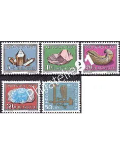Suisse, n° 661 à 665, collection timbres Europe