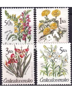 Tchécoslovaquie, n° 2839 à 2842, collection timbres Europe