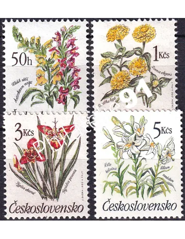 Tchécoslovaquie, n° 2839 à 2842, collection timbres Europe