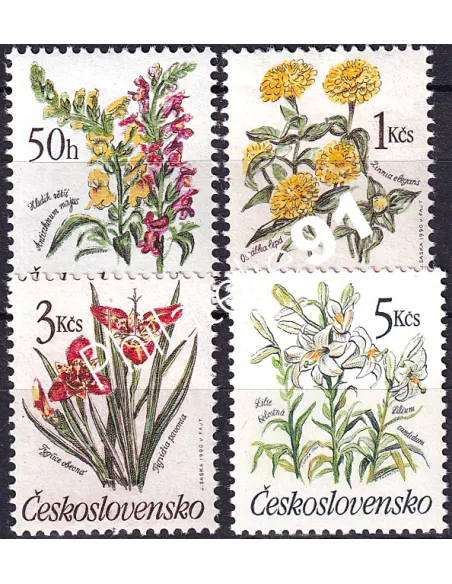 Tchécoslovaquie, n° 2839 à 2842, collection timbres Europe