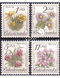 Tchécoslovaquie, n° 2898 à 2901, collection timbres Europe