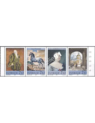 Suède, n° 1428 à 1431, collection timbres Europe