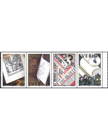 Suède, n° 1607 à 1610, collection timbres Europe