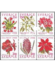 Suède, n° 1625 à 1630, collection timbres Europe