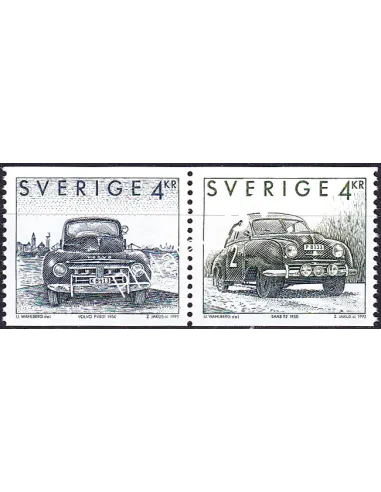 Suède, n° 1728 à 1729, collection timbres Europe