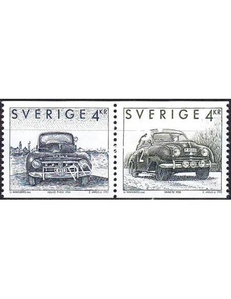 Suède, n° 1728 à 1729, collection timbres Europe