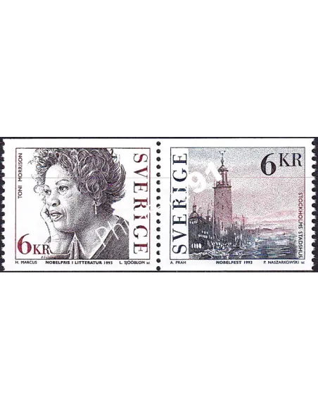 Suède, n° 1781 à 1782, collection timbres Europe