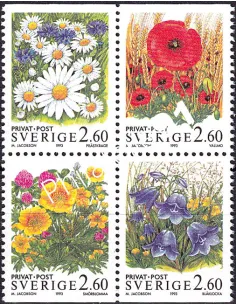 Suède, n° 1763 à 1766, collection timbres Europe