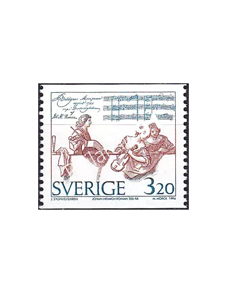 Suède, n° 1825, collection timbres Europe