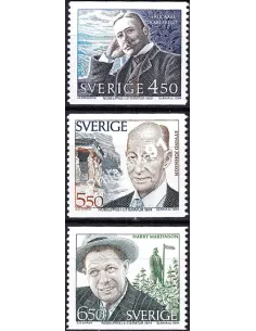 Suède, n° 1836 à 1838, collection timbres Europe