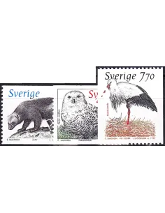 Suède, n° 1967 à 1969, collection timbres Europe