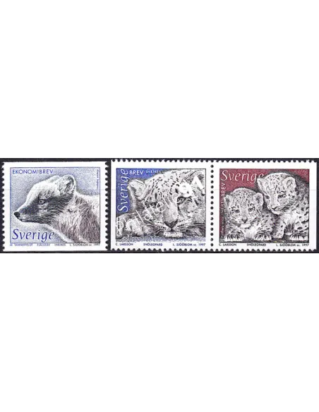 Suède, n° 1970 à 1972, collection timbres Europe