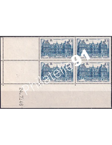 Coin daté sur timbre n° 760, Collection timbres France