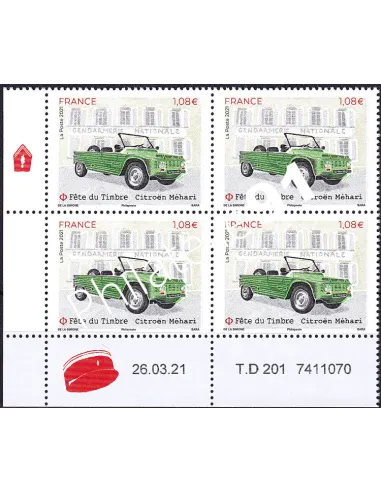 Coin daté sur timbre n° 5519, collection timbres France